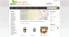 Desktop Screenshot of bestnaturals.com